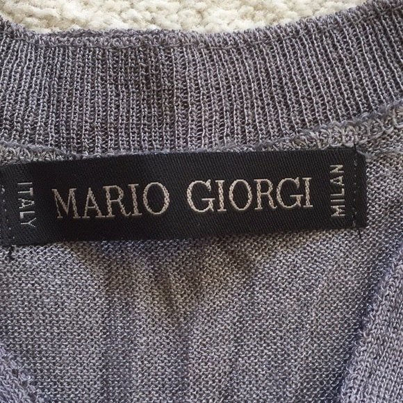 MARIO GIORGI , gray sweater - Picture 5 of 5